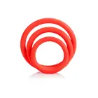 Tri-Rings комплект колец для члена – красный — Фото 3
