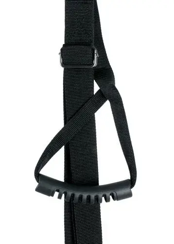 Kāju un sēžamvietas atbalsta durvju seksa šūpoles – melnas Foto 5