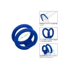 Admiral Dual Cock Cage – Blue — Photo 4