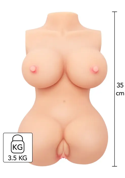 Virgin Fuck Babe masturbators – 35 cm (13.6″) – miesas krāsa