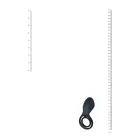 Vibrating Cock and Ball Ring with Winged Stimulator – Black — Photo 3