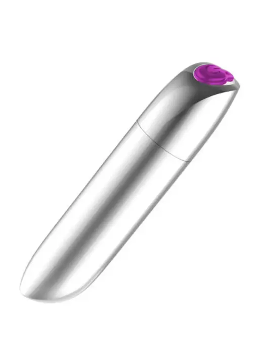 Stymulator Powerful Rechargeable Bullet Vibrator – Silver