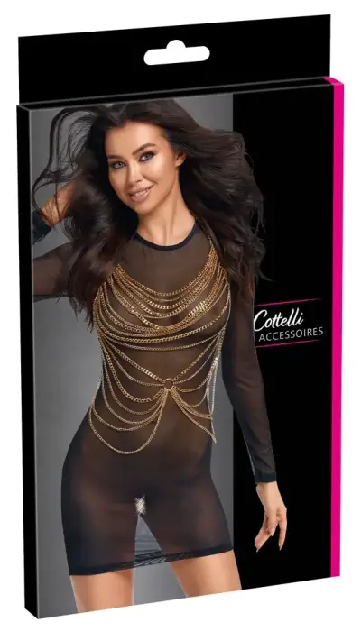Cottelli ACCESSOIRES цепочка на тело – золотой