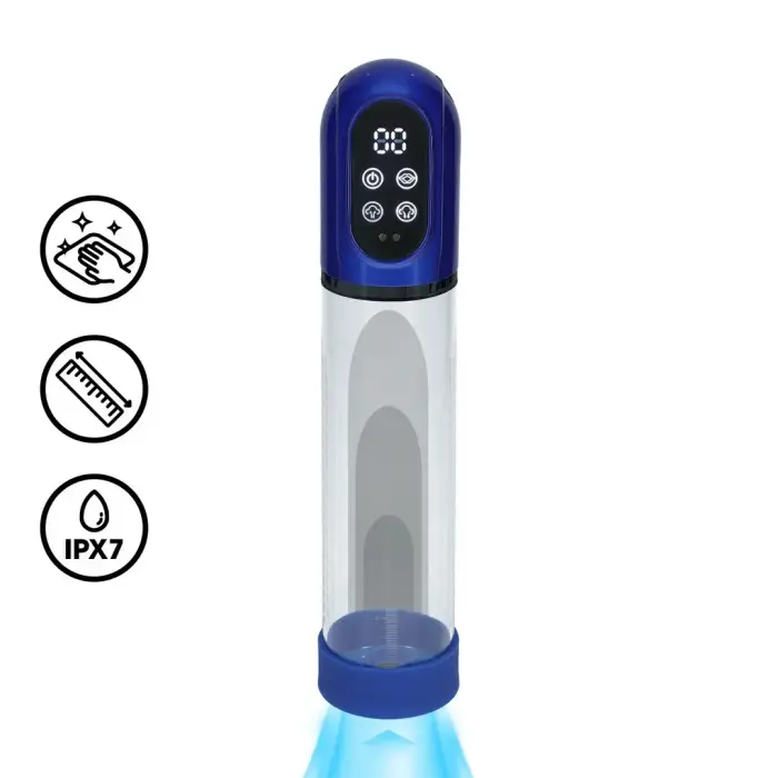 Shots Engage automatinis vandeniui atsparus varpos siurblys – 19 cm – mėlynas