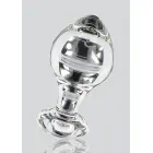 Brilliant Clear Glass Anal Plug — Photo 1