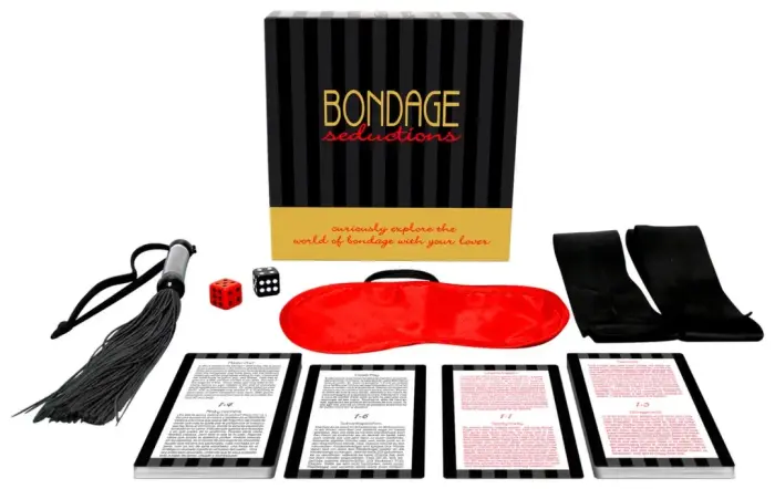 Kheper Games Bondage Seductions vaidmenų žaidimo ir suvaržymų rinkinys