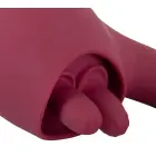 Javida divfunkciju vibrators ar laizīšanas stimulatoru – 20.6 cm – rozā — Foto 5