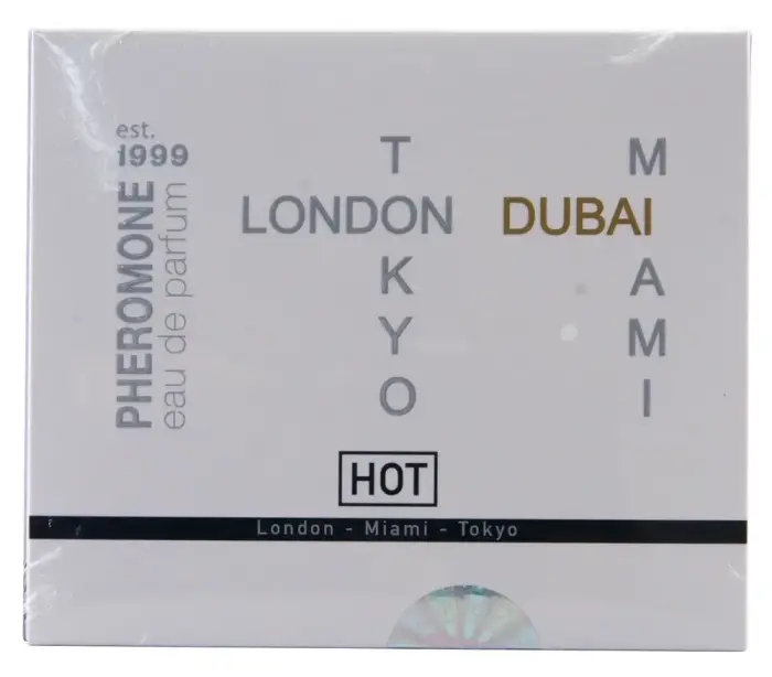 HOT feromonu smaržu testeru komplekts sievietēm, Urban Collection – 4 × 5 ml