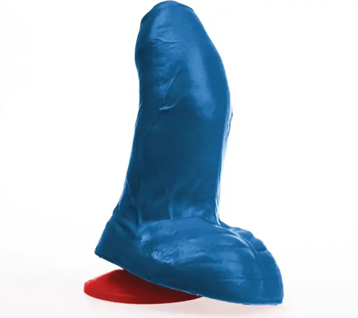 Buri S išlenktas dildo – 14 cm (5.5″) – mėlynas