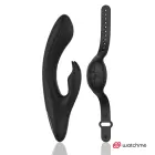 ANNE'S DESIRE AD Rabbit with WATCHME Rabbit Vibrator – 20 cm (7.9″) – Black — Photo 6