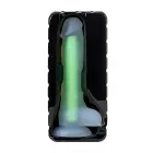 BEYOND BY TOYFA Clark šviečiantis dildo – 16.5 cm (6.5″) – Žalias — Nuotrauka 6