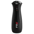 PDXE Fap-Gasm Frosted vibreriv masturbaator – 24.5 cm – Läbipaistev — Foto 3