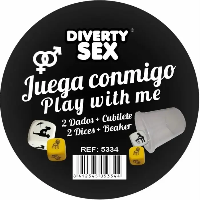 Diverty Sex DIABLO PICANTE erotiska kauliņu spēle - Pozīcijas un vietas ar trauciņu 30mm