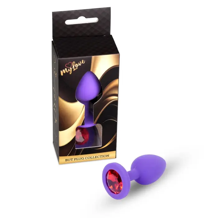 MyLove Toys Jewellery violets silikona anālais spraudnis – 8 cm (3.1″)