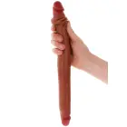 ToyJoy Get Real divslāņu divpusējs dildo ar priekšādiņu – 40 cm (15.75″) — Foto 6