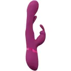 Mika Trīskāršais truša vibrators ar G-punkta plandošu mēlīti – rozā — Foto 5
