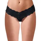 Cottelli Collection String Pearls Black XL – ziedu mežģīņu intīmais aksesuārs — Foto 2