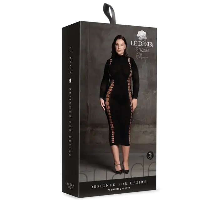 Carme XI Turtleneck Dress – Plus Size – Black