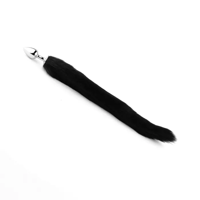 Plug-Fox uodegos analinis kištukas – 6.5 cm – Juodas Photo