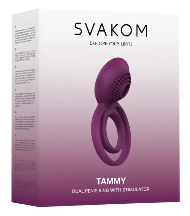 Tammy Violet вибрирующее кольцо для члена – фиолетовый