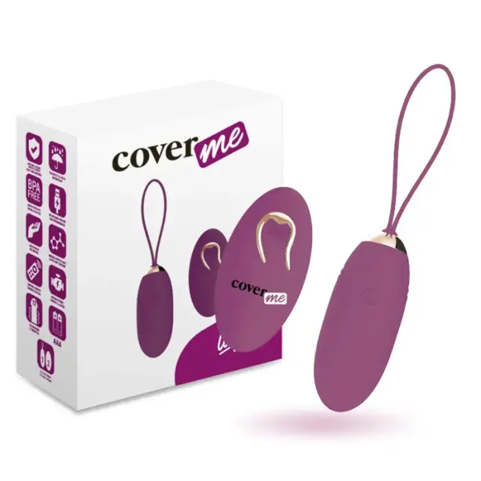 Coverme Lapi виброяйцо с пультом управления – 7 см (2.75″) – фиолетовый