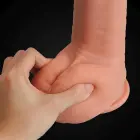 Dual Layered Platinum Silicone Dildo with Suction Cup – 30 cm (12″) – Skin — Photo 11