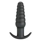 Pretty Love Aeolis vibrējošs anālais spraudnis – 15 cm – Melns Foto 3