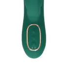 Tõukav jänese vibraator – 18 cm (7″) – roheline — Foto 8