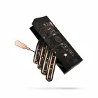 Rosy Gold Nouveau deluxe sensual accessory set – 9 pcs – metallic pink — Photo 3