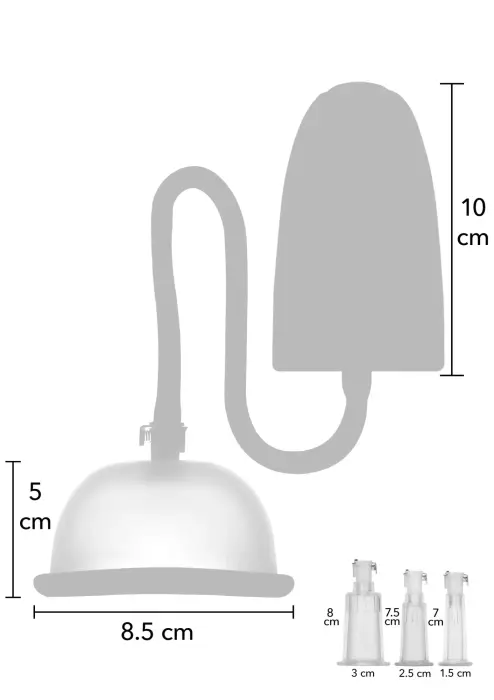 Вакуумный автоматический насос для влагалища и клитора – чёрный Фото num