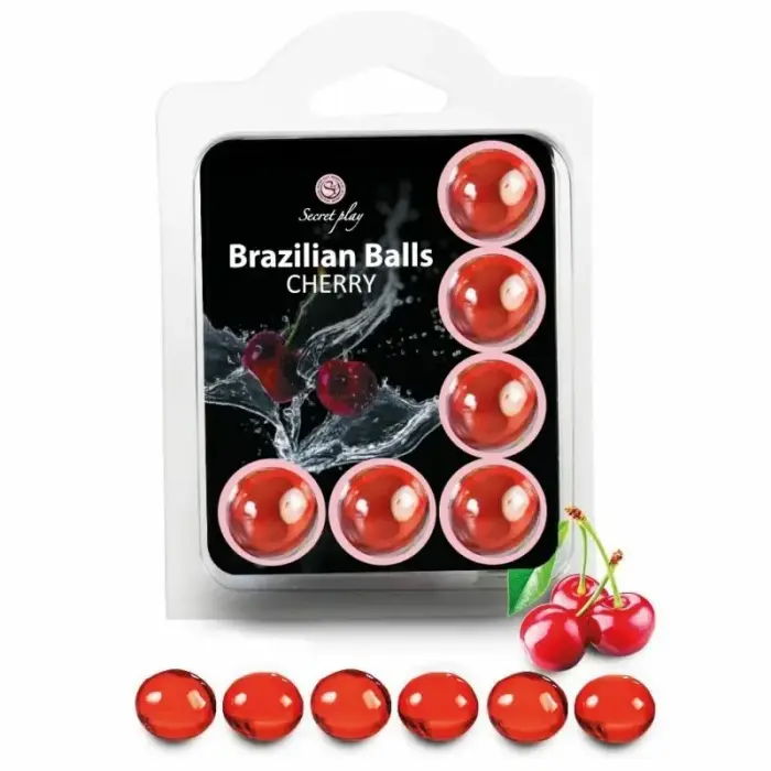 Secret Play Brazilian Balls kirsilõhnalised libestavad pärlid – 2 tk