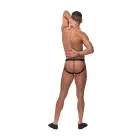 Male Power Boneyard Cock Ring Jockstrap – Burgundy – S/M — Photo 1