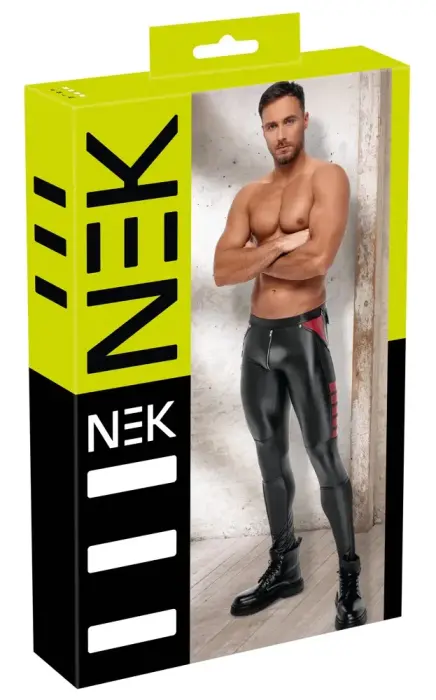 NEK Men's Pants – Black/Red – M