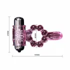 BAILE Silicone Ring 10 Vibration Modes Pink Flexible Intimate System — Photo 8