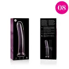 Ibiza Nebula Series Model 8 stiklinis dildo – 14.5 cm – rožinis — Nuotrauka 7
