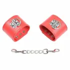 OHMAMA Red Adjustable Handcuffs with Snap Closure — Photo 8