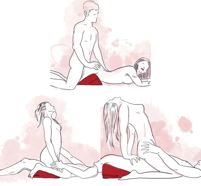 Liberator Wedge pozīciju spilvens – melns Foto 12