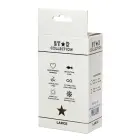 Star Collection Purple Anal Plug L with Light Pink Stone — Photo 2