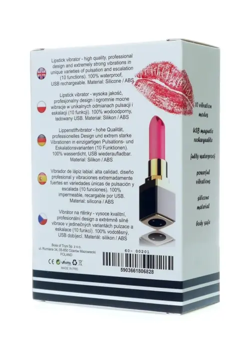 Lipstick Vibrator – 10 Functions – Pink Photo