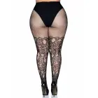 Leg Avenue Plus Floral Vine võrksukkpüksid – mustad – Plus size — Foto 3