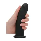 Reālistisks divslāņu dildo – 15 cm (6″) – Melns Foto 7