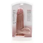 Extra Thick Realistic Straight Dildo with Balls – 25.4 cm (10″) – Skin — Photo 2