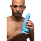 POP - Dildo with Balls – 21 cm (8.25″) – Blue — Photo 7