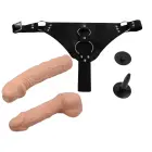 BAILE- JESSICA STRAP ON – 20 cm (7.8″) – Melns Foto 6