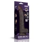 LoveToy Sliding Skin Pro II – kahekihiline realistlik silikoon-dildo – ihuvärvi – 25,4 cm (10'') — Foto 1