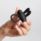 Pluto Vibrating Cock Ring with Bullet – Black — Photo 7