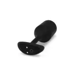 b-Vibe Vibrating Snug Plug 4 – 15 cm – Black — Photo 3