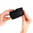 Kink Dark Lace Neoprene Adjustable Wrist Cuffs – Black — Photo 3