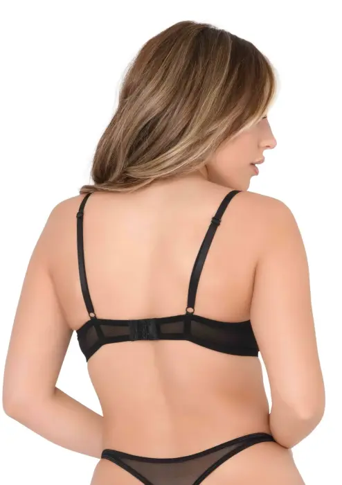 Very sexy embroidered bra – Black – 75C