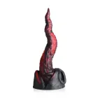 Draakoni keele dildo – 24.5 cm (9.6″) – Punane/must — Foto 5
